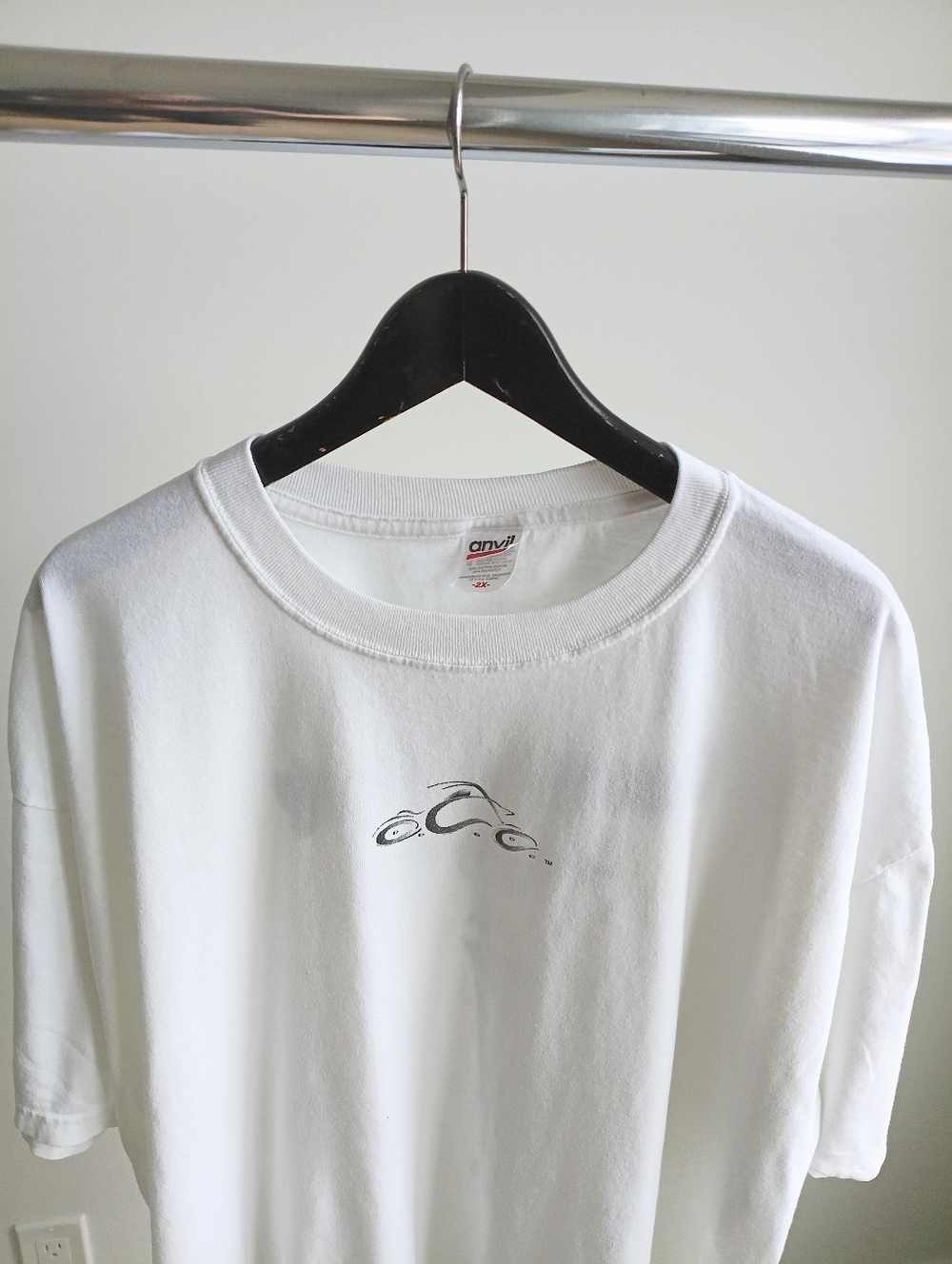 Vtg Y2K Orange County Choppers T-Shirt 2XL OCC Anvil White Big Logo - Picture 4 of 5